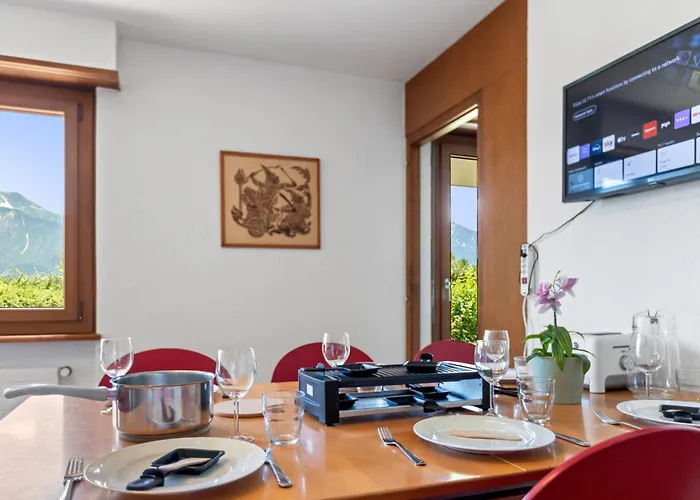 - 6 Pers - 5 Lits - 2 Parkings Daire Crans-Montana